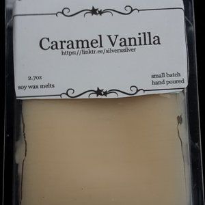 Handmade scented wax melts caramel vanilla